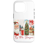 Tis The Season - Coup de Pinceau - Père Noël - Merry Christmas Coque pour iPhone 16 Pro