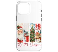 Tis The Season - Coup de Pinceau - Père Noël - Merry Christmas Coque pour iPhone 16 Pro Max