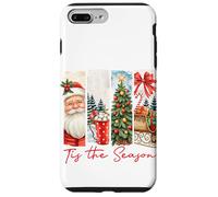 Tis The Season - Coup de Pinceau - Père Noël - Merry Christmas Coque pour iPhone 7 Plus/8 Plus