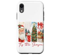 Tis The Season - Coup de Pinceau - Père Noël - Merry Christmas Coque pour iPhone XR