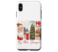 Tis The Season - Coup de Pinceau - Père Noël - Merry Christmas Coque pour iPhone XS Max