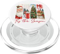 Tis The Season - Coup de Pinceau - Père Noël - Merry Christmas PopSockets PopGrip pour MagSafe