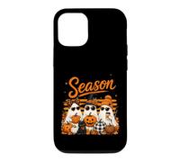 Tis The Season Cute Halloween Ghosts Pumpkin Fall Fun Coque pour iPhone 12/12 Pro