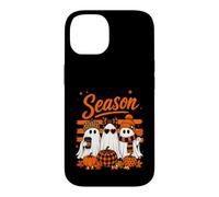 Tis The Season Cute Halloween Ghosts Pumpkin Fall Fun Coque pour iPhone 14