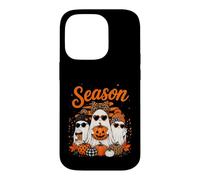 Tis The Season Cute Halloween Ghosts Pumpkin Fall Fun Coque pour iPhone 14 Pro