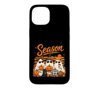 Tis The Season Cute Halloween Ghosts Pumpkin Fall Fun Coque pour iPhone 15