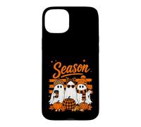 Tis The Season Cute Halloween Ghosts Pumpkin Fall Fun Coque pour iPhone 15 Plus