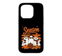 Tis The Season Cute Halloween Ghosts Pumpkin Fall Fun Coque pour iPhone 15 Pro