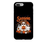 Tis The Season Cute Halloween Ghosts Pumpkin Fall Fun Coque pour iPhone 7 Plus/8 Plus