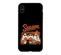 Tis The Season Cute Halloween Ghosts Pumpkin Fall Fun Coque pour iPhone XS Max