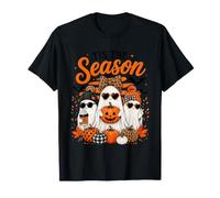 Tis The Season Cute Halloween Ghosts Pumpkin Fall Fun T-Shirt