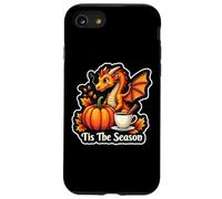 Tis The Season Dragon Automne Automne Citrouille Tasse à épices Vintage Coque pour iPhone SE (2020) / 7/8