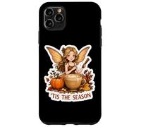 Tis The Season Fairy Automne Femme Citrouille Spice Coffee Coque pour iPhone 11 Pro Max