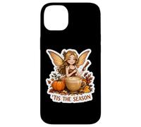 Tis The Season Fairy Automne Femme Citrouille Spice Coffee Coque pour iPhone 14 Plus