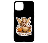 Tis The Season Fairy Automne Femme Citrouille Spice Coffee Coque pour iPhone 15 Plus