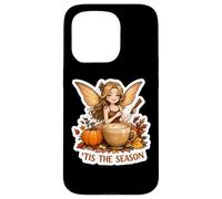 Tis The Season Fairy Automne Femme Citrouille Spice Coffee Coque pour iPhone 15 Pro