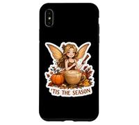 Tis The Season Fairy Automne Femme Citrouille Spice Coffee Coque pour iPhone XS Max