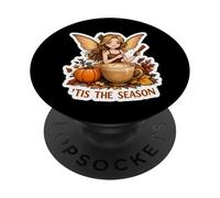 Tis The Season Fairy Automne Femme Citrouille Spice Coffee PopSockets PopGrip Adhésif