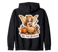 Tis The Season Fairy Automne Femme Citrouille Spice Coffee Sweat à Capuche