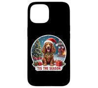 Tis The Season Field Spaniel Dog Joyeux Noël pour Maman et Papa Coque pour iPhone 15