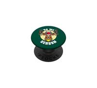 Tis The Season Funny Deer Hunting Christmas PopSockets PopGrip Adhésif