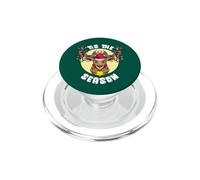 Tis The Season Funny Deer Hunting Christmas PopSockets PopGrip pour MagSafe