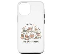 Tis The Season Ghost Readers Cute Halloween Bookish Coque pour iPhone 12/12 Pro