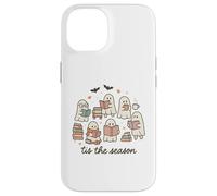 Tis The Season Ghost Readers Cute Halloween Bookish Coque pour iPhone 14