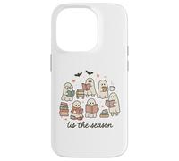 Tis The Season Ghost Readers Cute Halloween Bookish Coque pour iPhone 14 Pro