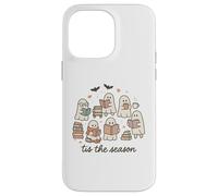 Tis The Season Ghost Readers Cute Halloween Bookish Coque pour iPhone 14 Pro Max