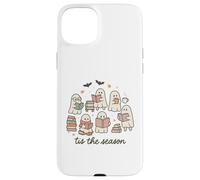Tis The Season Ghost Readers Cute Halloween Bookish Coque pour iPhone 15 Plus