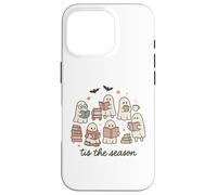 Tis The Season Ghost Readers Cute Halloween Bookish Coque pour iPhone 16 Pro