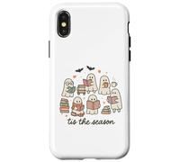 Tis The Season Ghost Readers Cute Halloween Bookish Coque pour iPhone X/XS