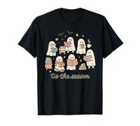 Tis The Season Ghost Readers Cute Halloween Bookish T-Shirt