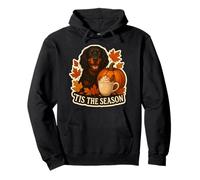 Tis The Season Gordon Setter Dog Automne Automne Citrouille Épice Sweat à Capuche