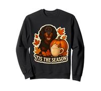 Tis The Season Gordon Setter Dog Automne Automne Citrouille Épice Sweatshirt
