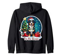 Tis The Season Great Swiss Mountain Dog Merry Christmas Sweat à Capuche