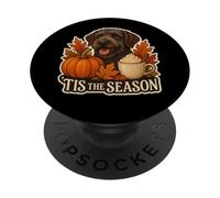 Tis The Season Griffon pointant à Poil Dur Automne PopSockets PopGrip Adhésif