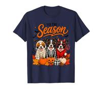 Tis The Season Halloween Border Collie Pumpkin Costume T-Shirt
