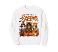 Tis The Season Halloween Horse Pumpkin Costume Sweatshirt