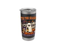 Tis The Season Halloween Koala Witch Ghost Koala Lovers Gobelet isotherme en acier inoxydable double paroi
