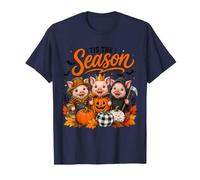 Tis The Season Halloween Pig Pumpkin Costume T-Shirt