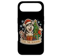 Tis The Season Husky Sibérien Merry Christmas Festive Coque pour iPhone Air