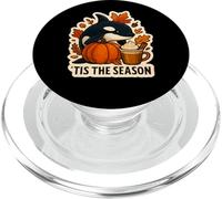 Tis The Season Orca Whale Automne Automne Citrouille Feuilles Vintage PopSockets PopGrip pour MagSafe