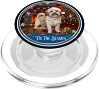 Tis The Season Petit Basset Griffon Vendéen Chien Noël PopSockets PopGrip pour MagSafe