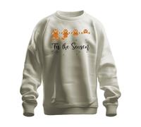 Tis The Season Pull de Noël unisexe en pain d'épices, naturel, XXL