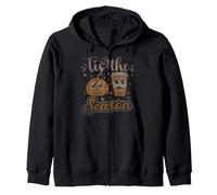 Tis The Season Pumpkin Spice Latte Halloween Fall Coffee Sweat à Capuche