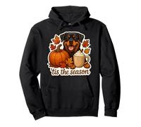 Tis The Season Rottweiler Chien Automne Automne Citrouille Épices Chiot Sweat à Capuche