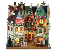 Lemax-15804 Noël Christmas Village Facade: Tis The Season Shops, 15804, Multicolore