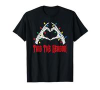 Tis The Season Squelette de Noël Main Love Merry Spirit T-Shirt